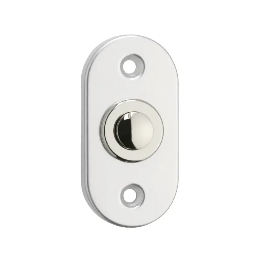 KARWEI beldrukker ovaal aluminium
