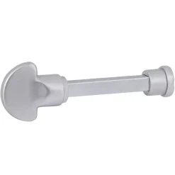 Karwei deurkruk set Blok recht schild vrij-bezet sluiting 63/8 mm aluminium
