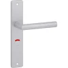 Karwei deurkruk set Greece recht schild vrij-bezet sluiting 63/8 mm ANOX aluminium mat