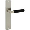 Karwei deurkruk set Nelson recht blind schild RVS look messing