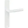 Karwei deurkruk set Stefano recht blind schild wit aluminium