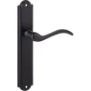 Karwei deurkruk set Tiago ovaal blind schild oud bruin messing