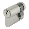 KARWEI halve profielcilinder nikkel 30/10 mm