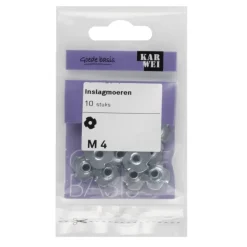 KARWEI inslagmoer M4 (10 stuks)