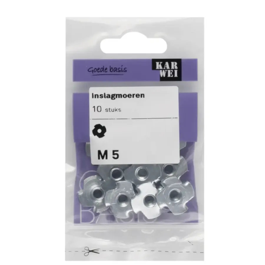 KARWEI inslagmoer M5 (10 stuks)