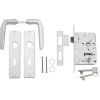 KARWEI insteekslot dag/nachtslot compleet met deurschild Doorn 50mm PC 56mm