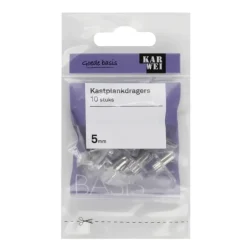 KARWEI kastplankdrager transparant 5 mm (10 stuks)