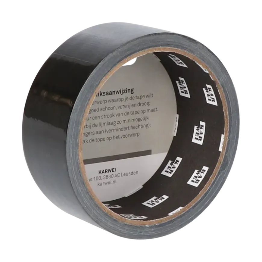 KARWEI klus- en reparatietape zwart 10 m x 38 mm
