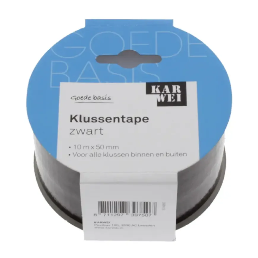 KARWEI klussentape 10mx50mm zwart
