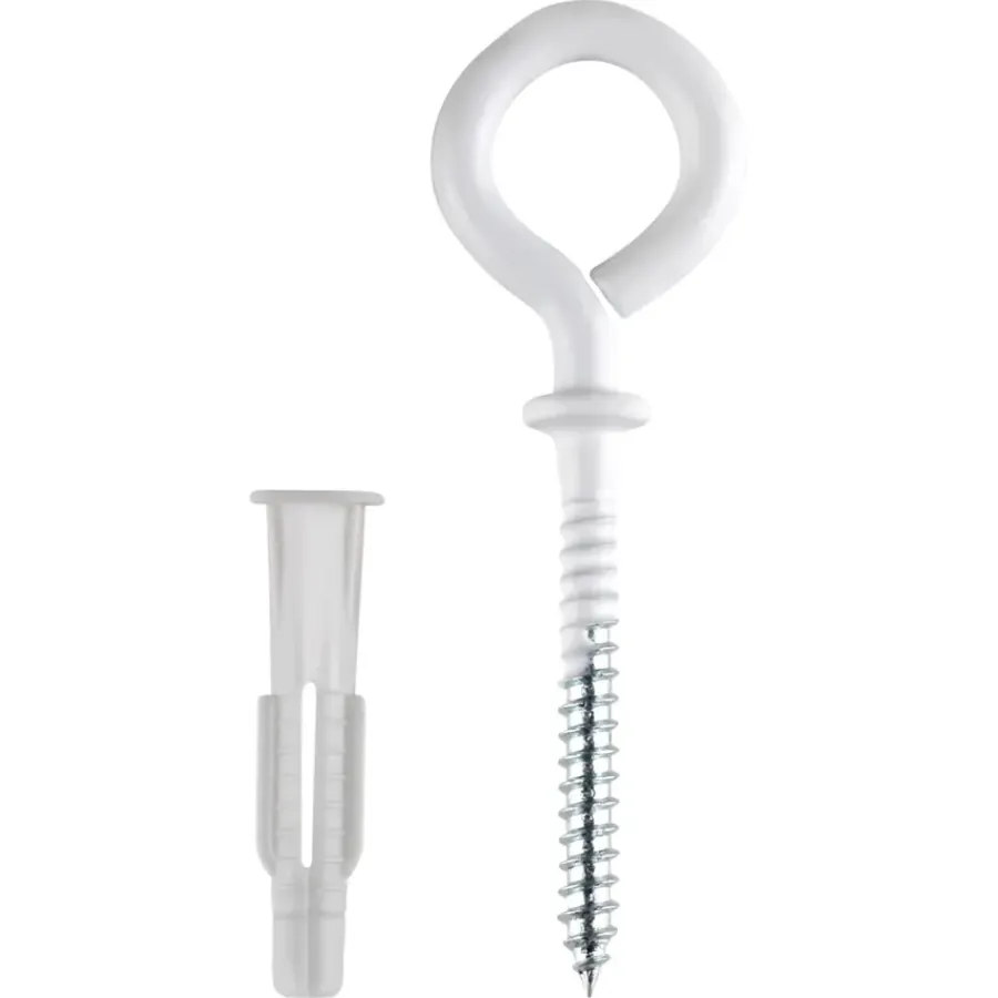 KARWEI kraagplug 6x36mm+schr.Schroefoog 4,5x70mm 2ST