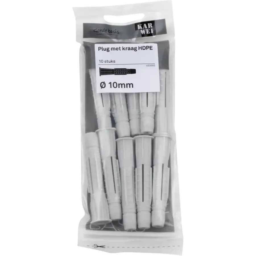 KARWEI kraagplug 10x60mm 10ST