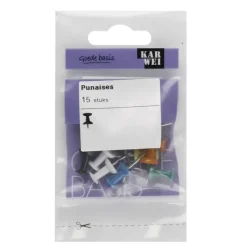 KARWEI Punaise Hoed Gekleurd - 15 Stuks