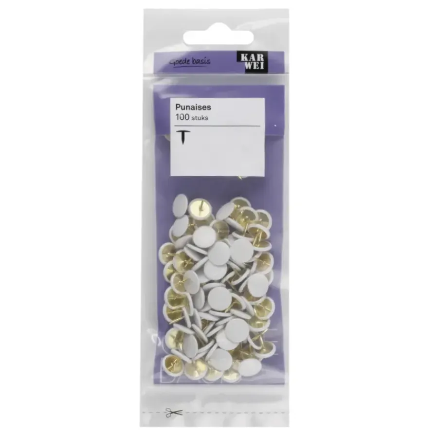 KARWEI Punaise Wit - 100 Stuks