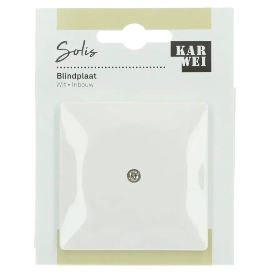 KARWEI Solis afdekplaat wit