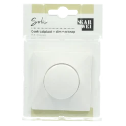 KARWEI Solis centraalplaat dimmer wit