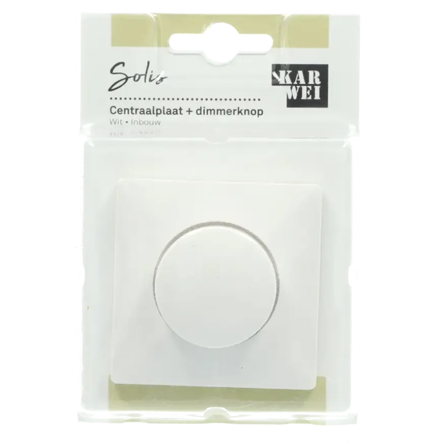 KARWEI Solis centraalplaat dimmer wit