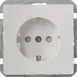 KARWEI Solis enkel wandcontactdoos wit