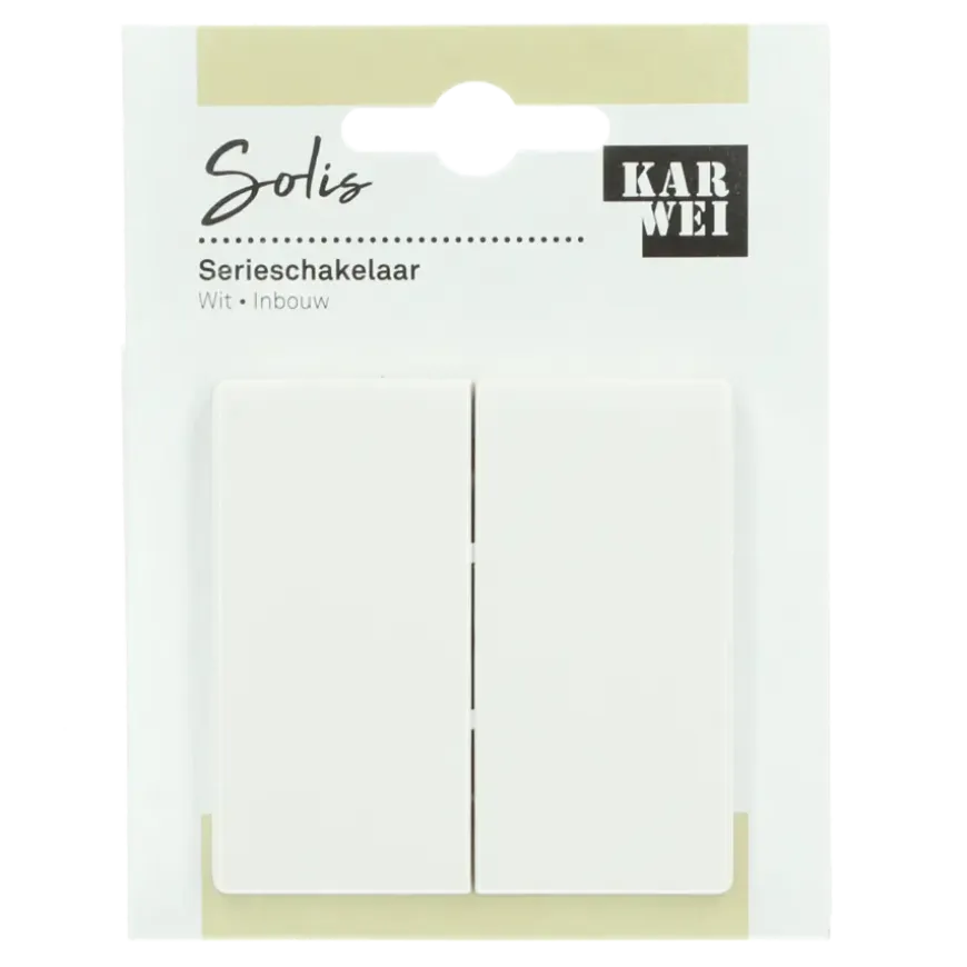 KARWEI Solis serieschakelaar wit