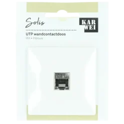 KARWEI Solis Wandcontactdoos UTP Wit