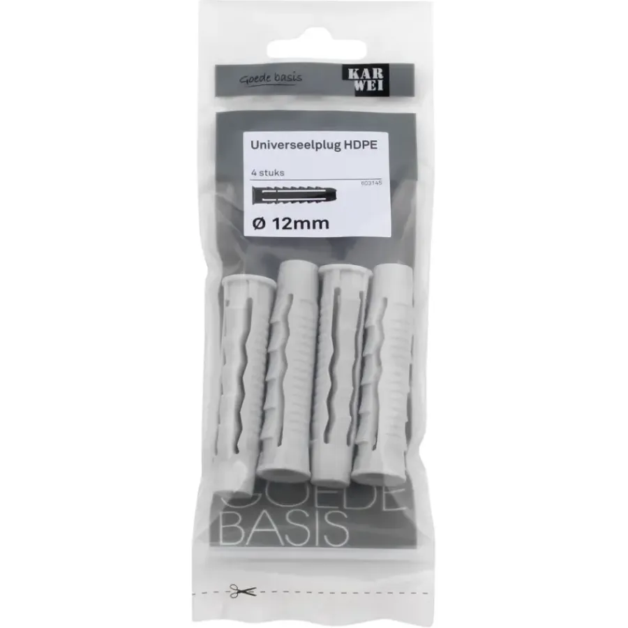 KARWEI uni-plug 12x60mm 4ST