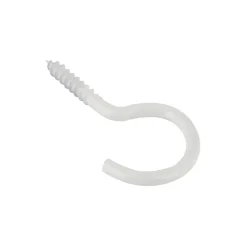 KARWEI Waslijnhaken wit 4,8mm - 80mm 4st.