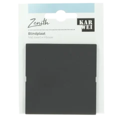 KARWEI Zenith afdekplaat mat zwart