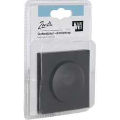 KARWEI Zenith centraalplaat dimmer mat zwart