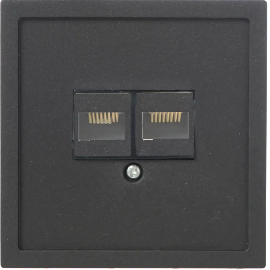 KARWEI Zenith wandcontactdoos UTP mat zwart