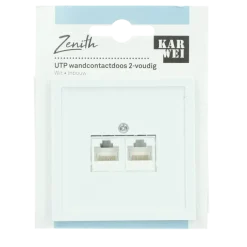 KARWEI Zenith Wandcontactdoos UTP Wit