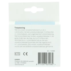 KARWEI Zenith wissel-wisselschakelaar wit