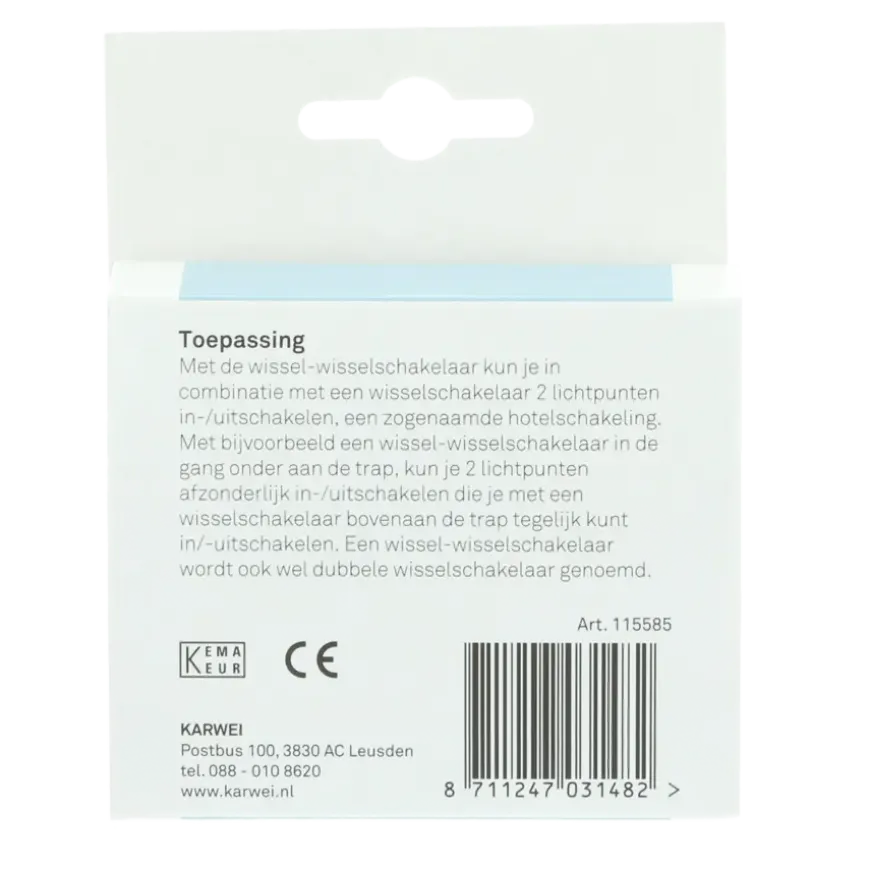 KARWEI Zenith wissel-wisselschakelaar wit
