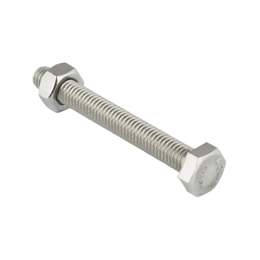 KARWEI zeskantbout voldraad rvs M5x16 mm 8 stuks