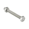 KARWEI zeskantbout voldraad rvs M8x60 mm 8 stuks