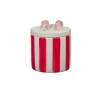 KARWEI Keramieken doos met strik 11x11x13cm