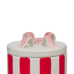 KARWEI Keramieken doos met strik 11x11x13cm