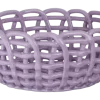Geen Keramieken mand lila 23x23x10,3cm