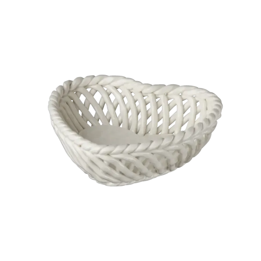 KARWEI Keramieken schaal wit 16x16x16cm