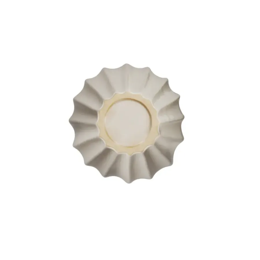 KARWEI Keramieken vaas creme 25,4x25,4x38cm