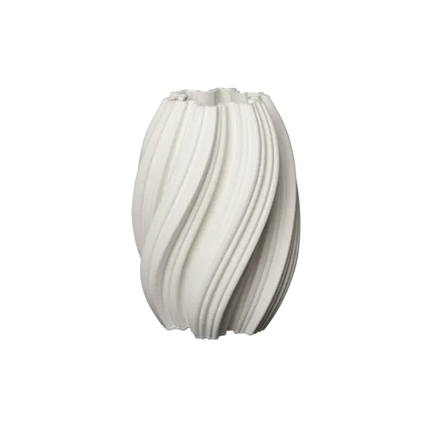 KARWEI Keramieken vaas 3D 21x21x30,5cm