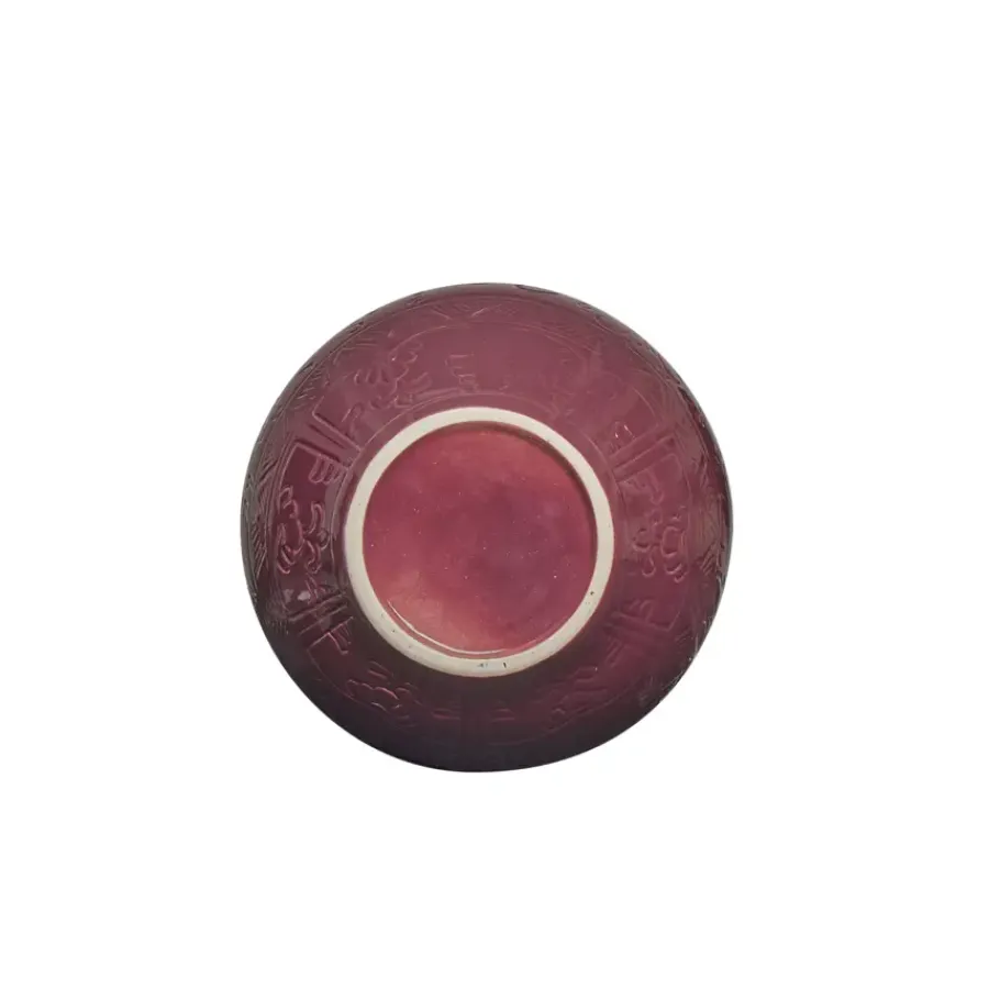 KARWEI Keramieken vaas paars 31x31x54cm