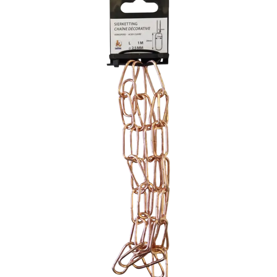 Ledent Ketting verkoperd 23x11x2,5 mm 1 meter