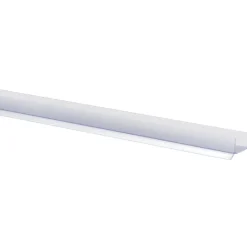 Keukenplintprofiel kunststof 9.5x20mm transparant lengte 260cm
