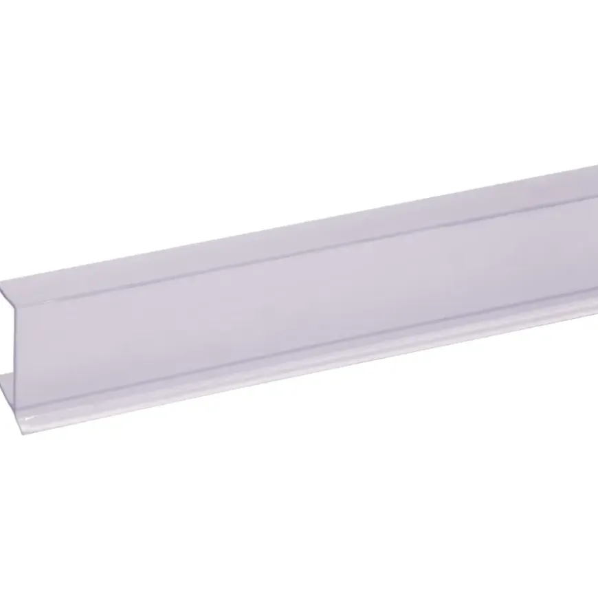 Keukenplintprofiel kunststof 9.5x20mm transparant lengte 260cm