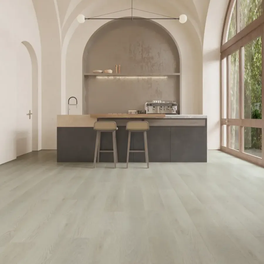 Geen Kleurstaal click PVC Basic beige eiken houtlook