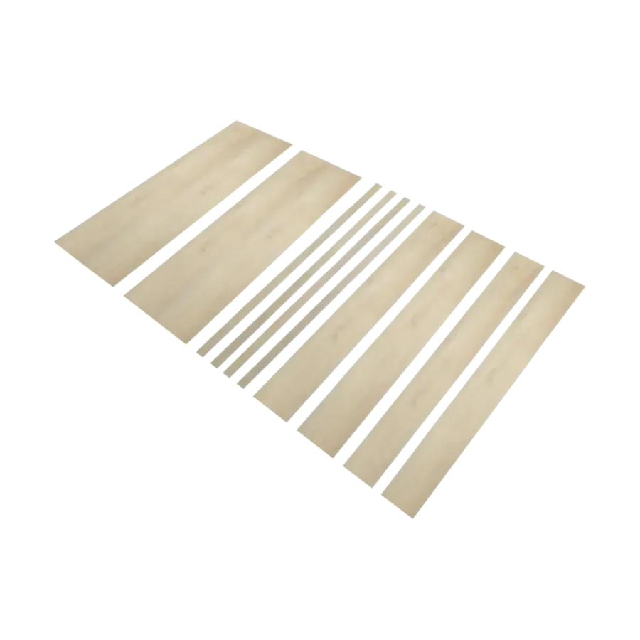 Firststep Kleurstaal Traprenovatie PVC Smokey Eiken