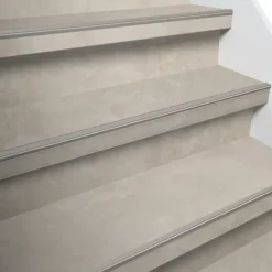 Firststep Kleurstaal Traprenovatie PVC Beton Lichtgrijs