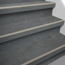 Firststep Kleurstaal Traprenovatie Laminaat Steen Antraciet