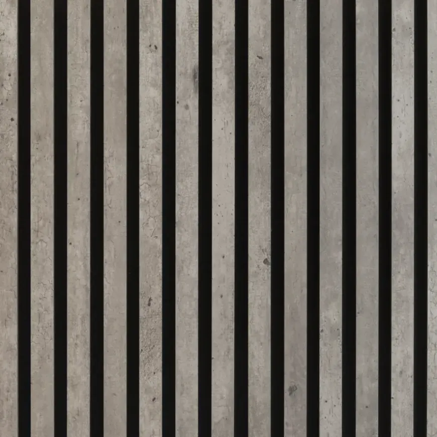 Kleurstaal lattenwand beton 20 x 30 cm