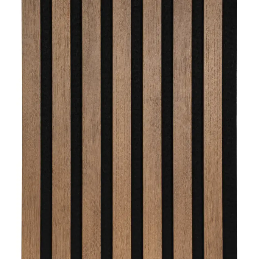 Kleurstaal lattenwand Decowall Acoustic rustiek eiken 25x30cm