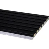 Kleurstaal lattenwand Decowall Acoustic zwart 25x30cm
